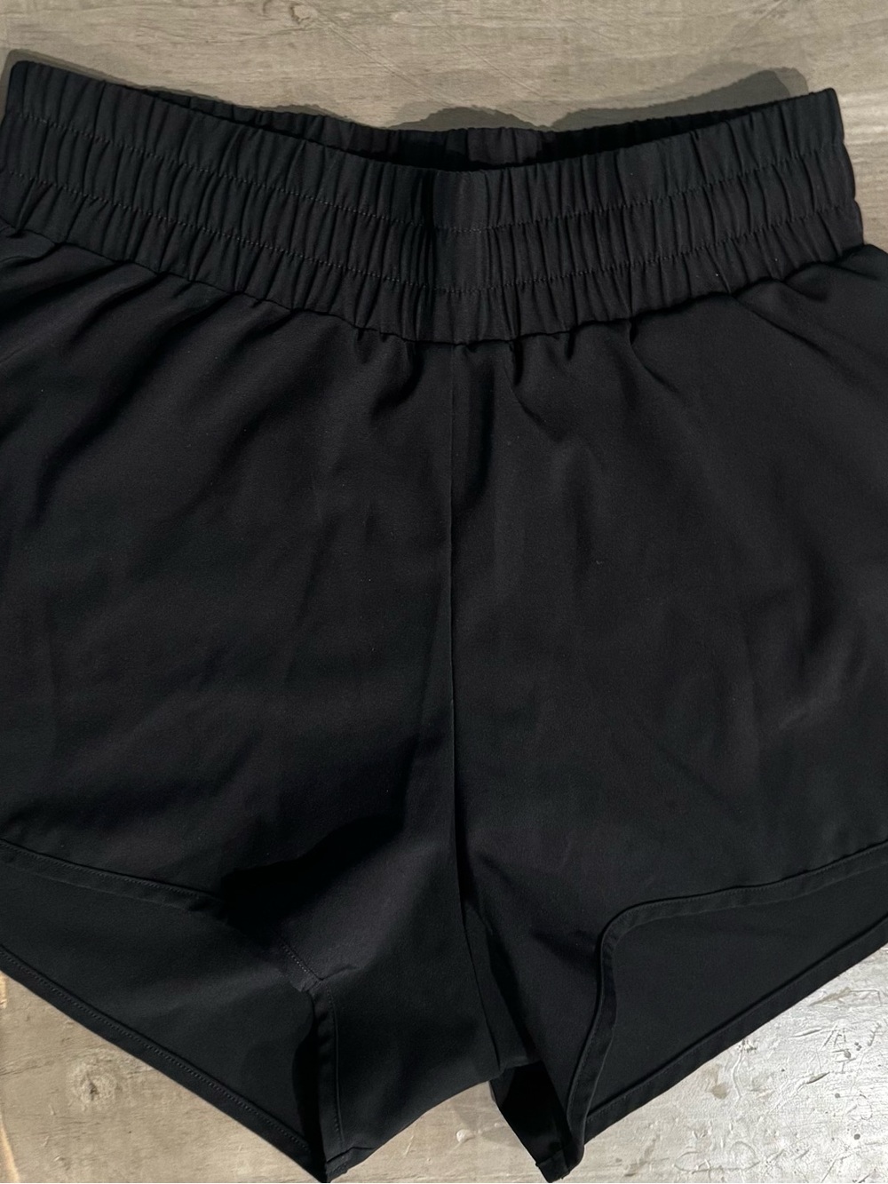 Fleo Black Women's Athletic Shorts - High Waist Stretch